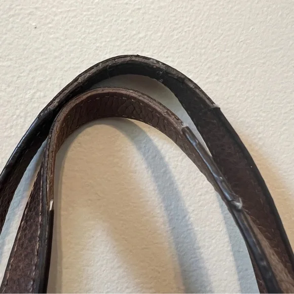 Coach Kelsey Small Satchel Bag Brown Pebbled Leather Gold Hardware G1892-F28993 - Picture 7 of 13